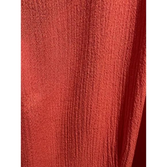 Gypsies and Moondust Coral Rayon Blouse Size XL - Picture 5 of 5